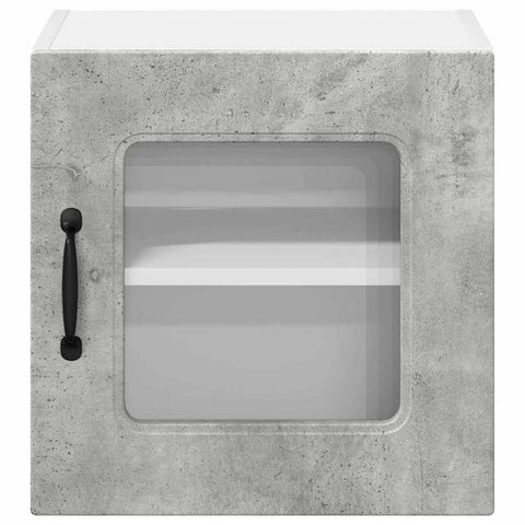 vidaXL Kitchen Wall Cabinet with Shelf Concrete Grey 40 x 31 x 40 cm