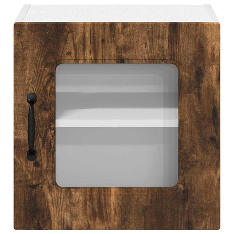 vidaXL Kitchen Wall Cabinet Smoked Oak 40 x 31 x 40 cm Engineered Wood