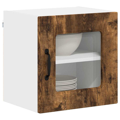 vidaXL Kitchen Wall Cabinet Smoked Oak 40 x 31 x 40 cm Engineered Wood