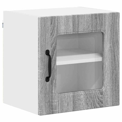 vidaXL Kitchen Wall Cabinet with Shelf Grey Sonoma 40 x 31 x 40 cm