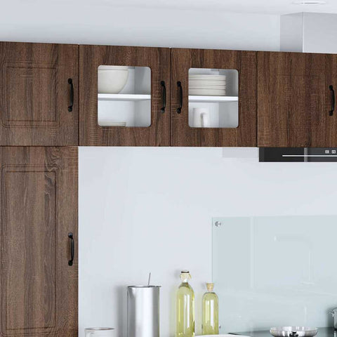 vidaXL Kitchen Wall Cabinet Brown Oak 40 x 31 x 40 cm Engineered Wood