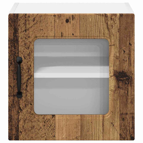 vidaXL Kitchen Wall Cabinet with Shelf 2 pcs Old Wood 40 x 31 x 40 cm