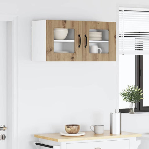 vidaXL Kitchen Wall Cabinet with Shelf Artisan Oak 40 x 31 x 40 cm
