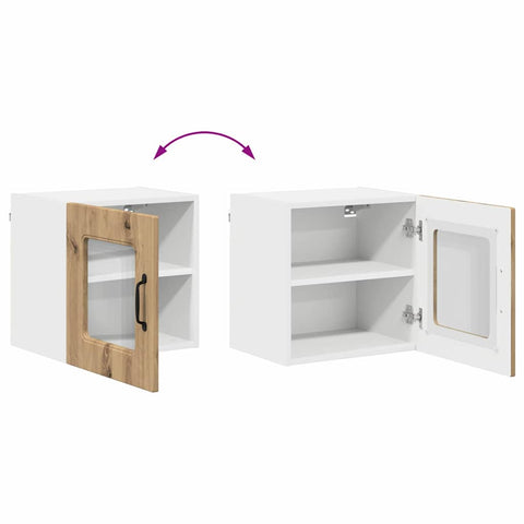 vidaXL Kitchen Wall Cabinet with Shelf Artisan Oak 40 x 31 x 40 cm