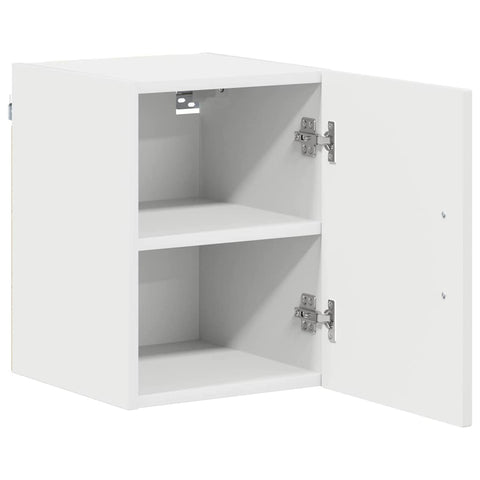 vidaXL Kitchen Wall Cabinet with Shelf 2 pcs White 30 x 31 x 40 cm