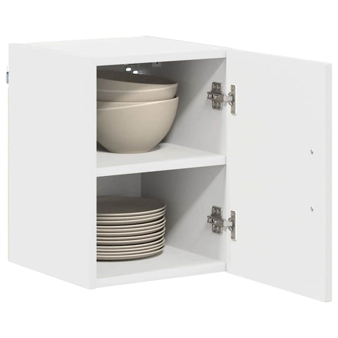 vidaXL Kitchen Wall Cabinet with Shelf 2 pcs White 30 x 31 x 40 cm