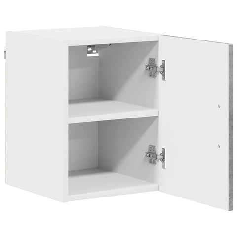vidaXL Kitchen Wall Cabinet with Shelf Concrete Grey 30 x 31 x 40 cm