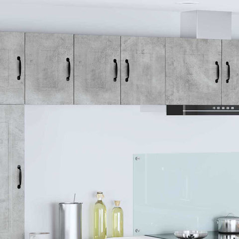 vidaXL Kitchen Wall Cabinet 2 pcs Concrete Grey 30 x 31 x 40 cm