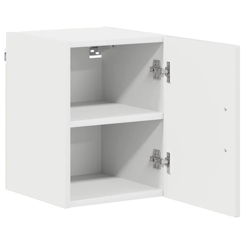 vidaXL Kitchen Wall Cabinet with Door High Gloss White 30 x 31 x 40 cm