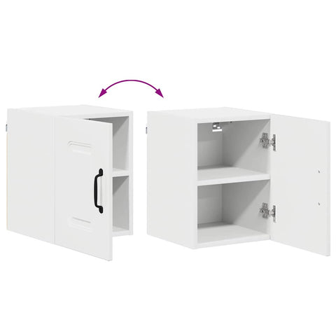 vidaXL Kitchen Wall Cabinet with Door High Gloss White 30 x 31 x 40 cm