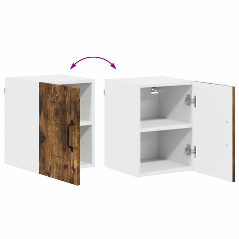 vidaXL Kitchen Wall Cabinet Smoked Oak 30 x 31 x 40 cm Engineered Wood