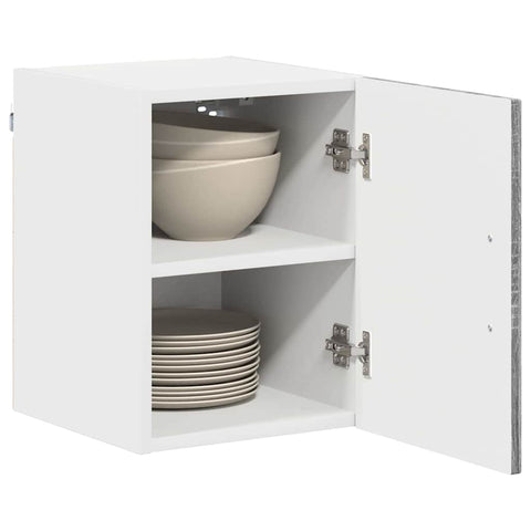 vidaXL Kitchen Wall Cabinet 2 pcs Grey Sonoma 30 x 31 x 40 cm