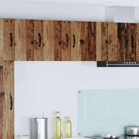 vidaXL Kitchen Wall Cabinet with Shelf 2 pcs Old Wood 30 x 31 x 40 cm