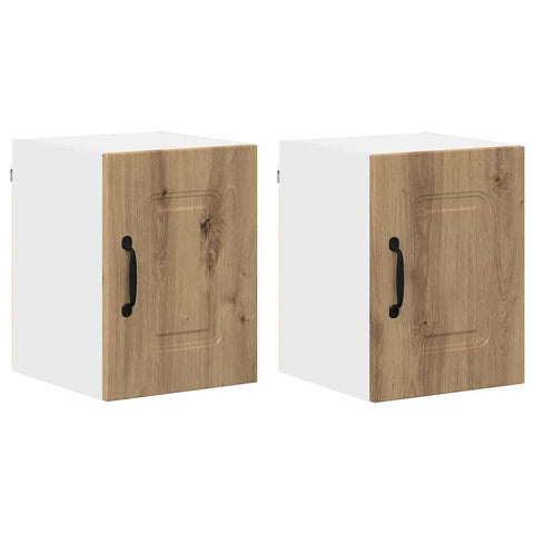 vidaXL Kitchen Wall Cabinet 2 pcs Artisan Oak 30 x 31 x 40 cm