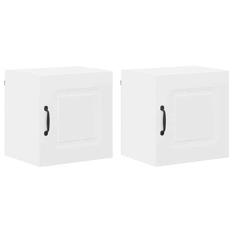 vidaXL Kitchen Wall Cabinet with Shelf 2 pcs White 40 x 31 x 40 cm