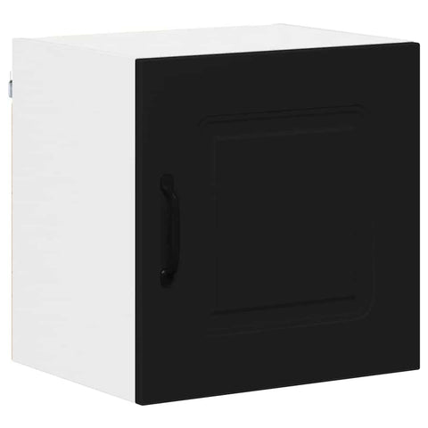 vidaXL Kitchen Wall Cabinet with Shelf 2 pcs Black 40 x 31 x 40 cm