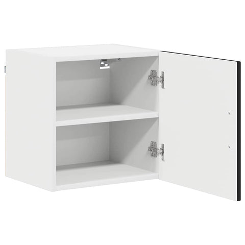 vidaXL Kitchen Wall Cabinet with Shelf 2 pcs Black 40 x 31 x 40 cm