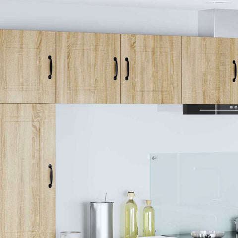 vidaXL Kitchen Wall Cabinet with Door 2 pcs Sonoma Oak 40 x 31 x 40 cm