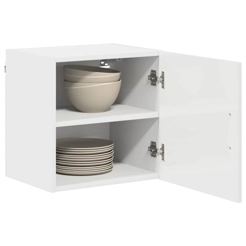 vidaXL Kitchen Wall Cabinet 2 pcs High Gloss White 40 x 31 x 40 cm