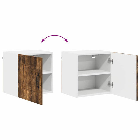 vidaXL Kitchen Wall Cabinet Smoked Oak 40 x 31 x 40 cm Engineered Wood