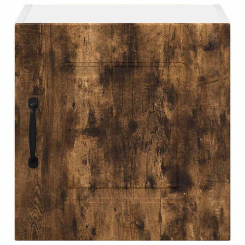 vidaXL Kitchen Wall Cabinet with Door 2 pcs Smoked Oak 40 x 31 x 40 cm