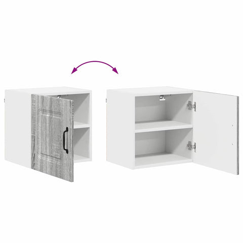 vidaXL Kitchen Wall Cabinet with Shelf Grey Sonoma 40 x 31 x 40 cm