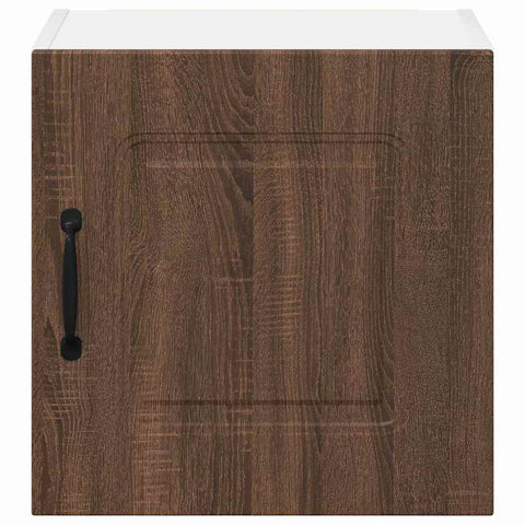 vidaXL Kitchen Wall Cabinet with Shelf 2 pcs Brown Oak 40 x 31 x 40 cm
