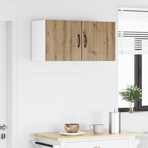 vidaXL Kitchen Wall Cabinet with Shelf Artisan Oak 40 x 31 x 40 cm