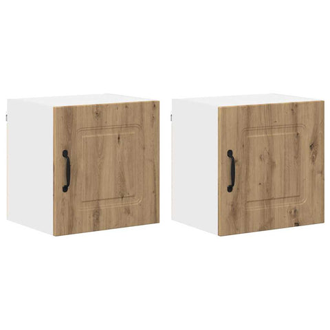vidaXL Kitchen Wall Cabinet 2 pcs Artisan Oak 40 x 31 x 40 cm