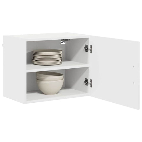 vidaXL Kitchen Wall Cabinet with Shelf 2 pcs White 50 x 31 x 40 cm
