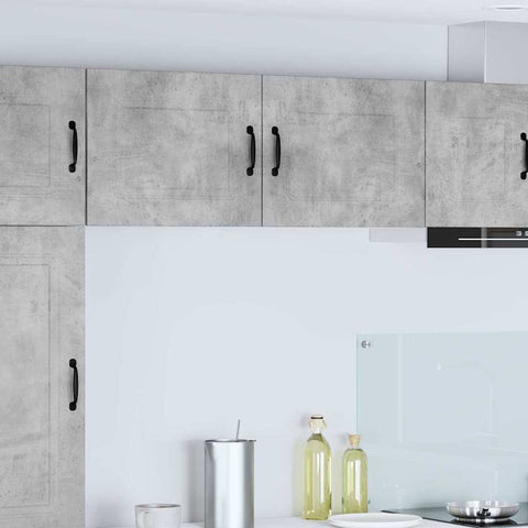 vidaXL Kitchen Wall Cabinet with Shelf Concrete Grey 50 x 31 x 40 cm