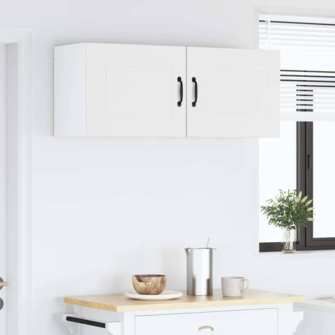 vidaXL Kitchen Wall Cabinet with Door High Gloss White 50 x 31 x 40 cm