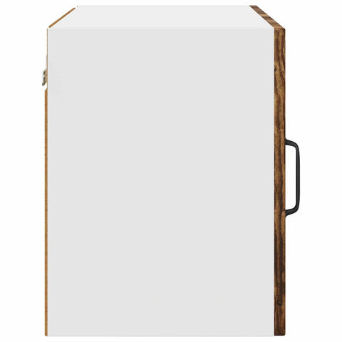 vidaXL Kitchen Wall Cabinet with Door 2 pcs Smoked Oak 50 x 31 x 40 cm