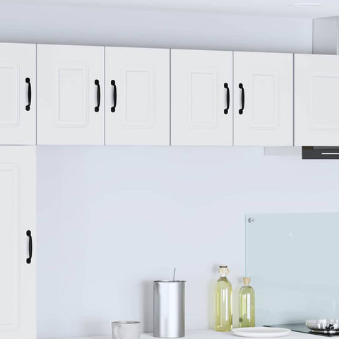 vidaXL Kitchen Wall Cabinet with Shelf 2 pcs White 60 x 31 x 40 cm