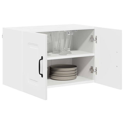 vidaXL Kitchen Wall Cabinet with Shelf 2 pcs White 60 x 31 x 40 cm