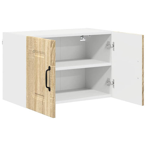 vidaXL Kitchen Wall Cabinet Sonoma Oak 60 x 31 x 40 cm Engineered Wood