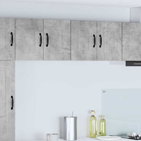 vidaXL Kitchen Wall Cabinet 2 pcs Concrete Grey 60 x 31 x 40 cm