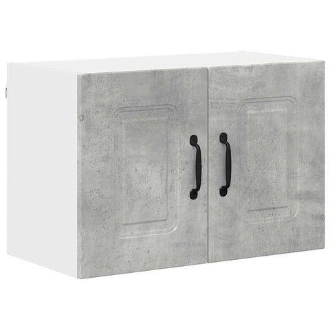 vidaXL Kitchen Wall Cabinet 2 pcs Concrete Grey 60 x 31 x 40 cm