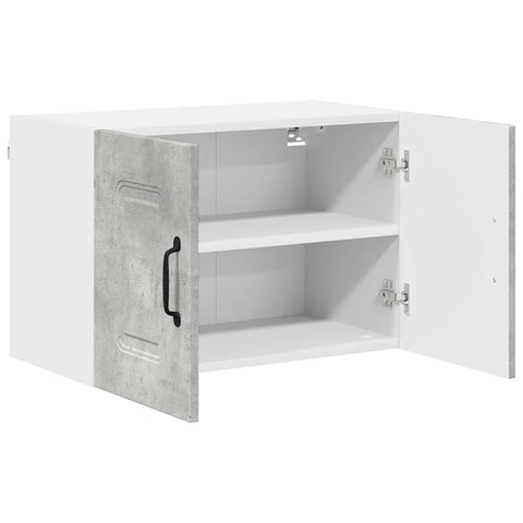 vidaXL Kitchen Wall Cabinet 2 pcs Concrete Grey 60 x 31 x 40 cm