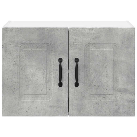 vidaXL Kitchen Wall Cabinet 2 pcs Concrete Grey 60 x 31 x 40 cm