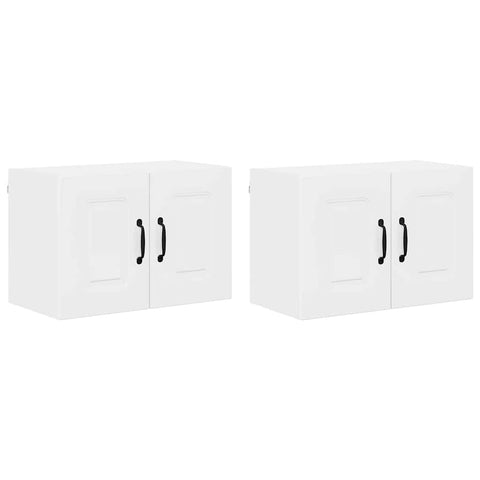 vidaXL Kitchen Wall Cabinet 2 pcs High Gloss White 60 x 31 x 40 cm