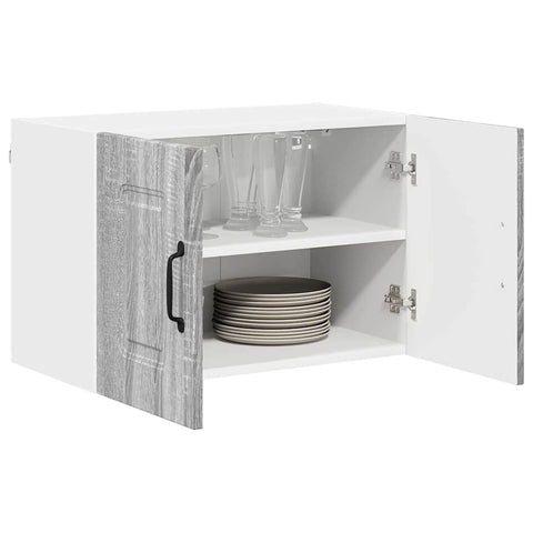 vidaXL Kitchen Wall Cabinet with Shelf Grey Sonoma 60 x 31 x 40 cm