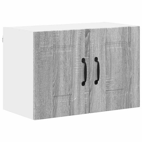 vidaXL Kitchen Wall Cabinet 2 pcs Grey Sonoma 60 x 31 x 40 cm