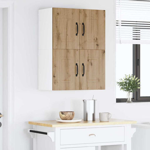 vidaXL Kitchen Wall Cabinet with Shelf Artisan Oak 60 x 31 x 40 cm