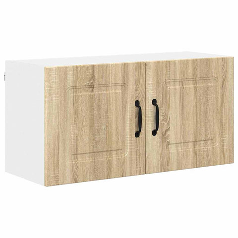 vidaXL Kitchen Wall Cabinet Sonoma Oak 80 x 31 x 40 cm Engineered Wood