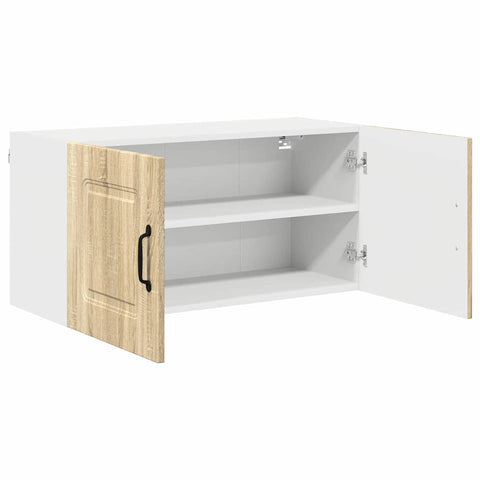 vidaXL Kitchen Wall Cabinet Sonoma Oak 80 x 31 x 40 cm Engineered Wood