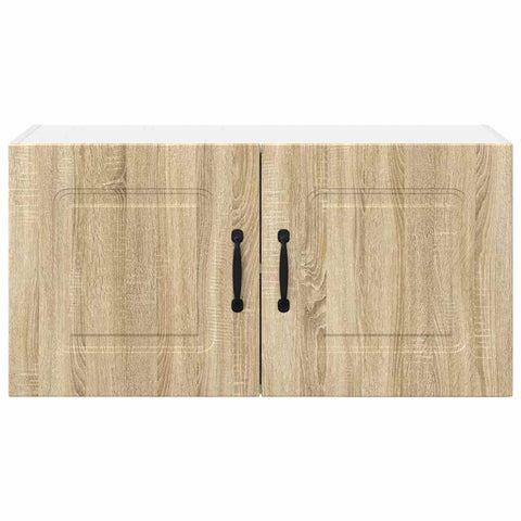 vidaXL Kitchen Wall Cabinet Sonoma Oak 80 x 31 x 40 cm Engineered Wood