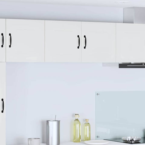vidaXL Kitchen Wall Cabinet with Door High Gloss White 80 x 31 x 40 cm
