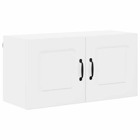 vidaXL Kitchen Wall Cabinet with Door High Gloss White 80 x 31 x 40 cm
