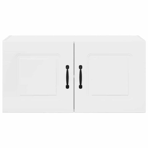 vidaXL Kitchen Wall Cabinet with Door High Gloss White 80 x 31 x 40 cm